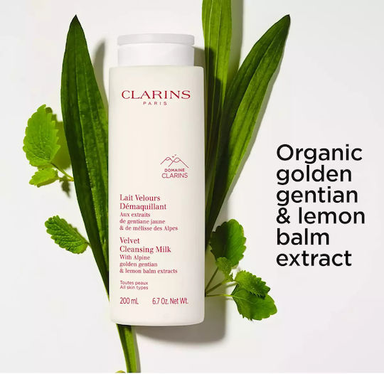 Clarins Velvet Emulsie Demachiant Facial Cu Acțiune Hidratantă 200ml