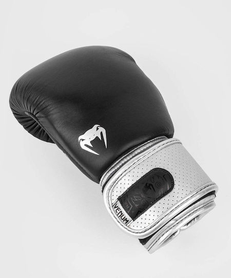 Venum Boxing Gloves Leather for Match Black