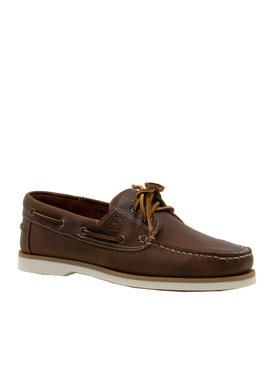 Men's Leather Moccasins Tabac Brown