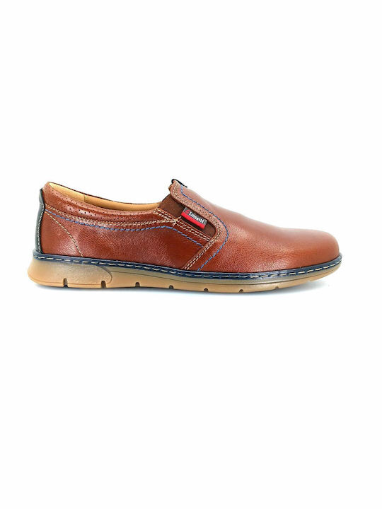 Luisetti Men's Leather Casual Shoes Brown