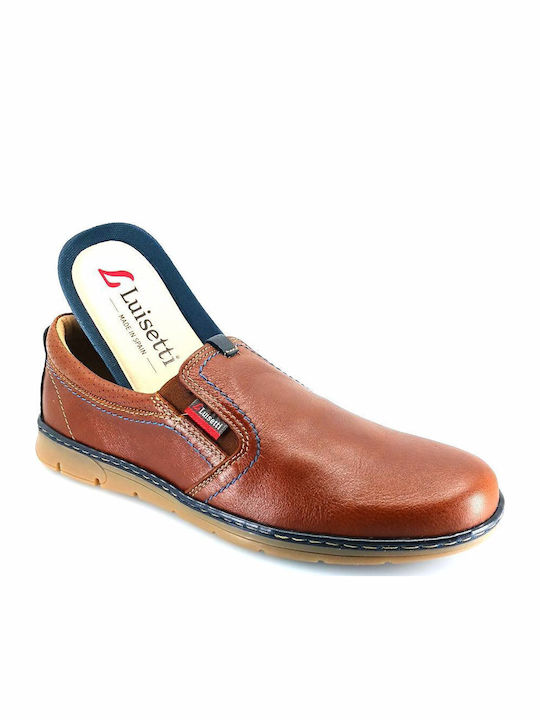 Men's Leather Casual Shoes Brown
