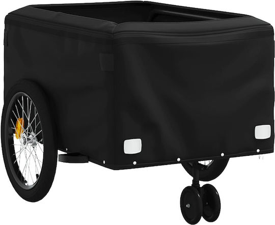 Vidaxl Anhänger Fahrradzubehör Schwarzes Gelbes 45 Kilo Eisen