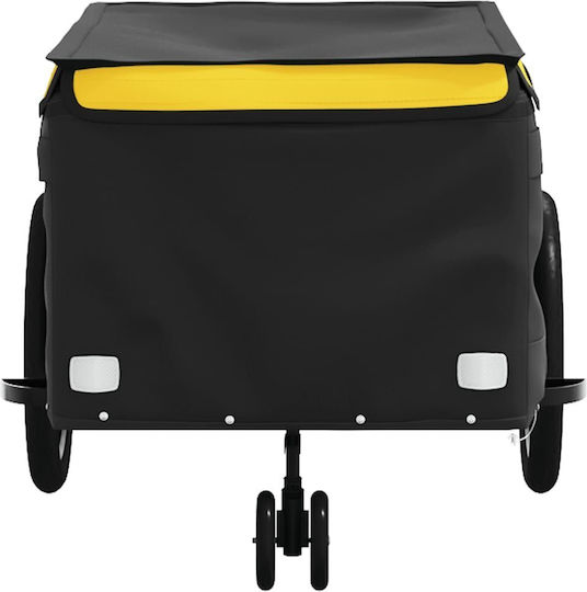 Vidaxl Anhänger Fahrradzubehör Schwarzes Gelbes 45 Kilo Eisen