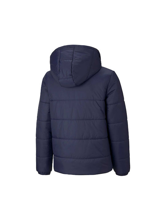 Puma Kinderjacke Lang mit Kapuze Blau Padded 657266-06