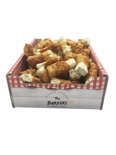 Celebrate Freshness The Barkers Pressed Bone Knochen für Hunde mit Geschmack Huhn 12cm 60gr