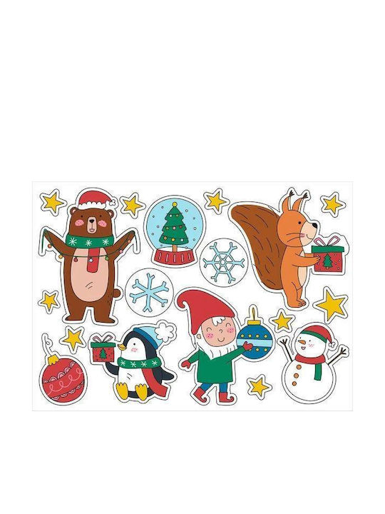 Moses Crăciun Autocolante pentru Fereastră Xmas