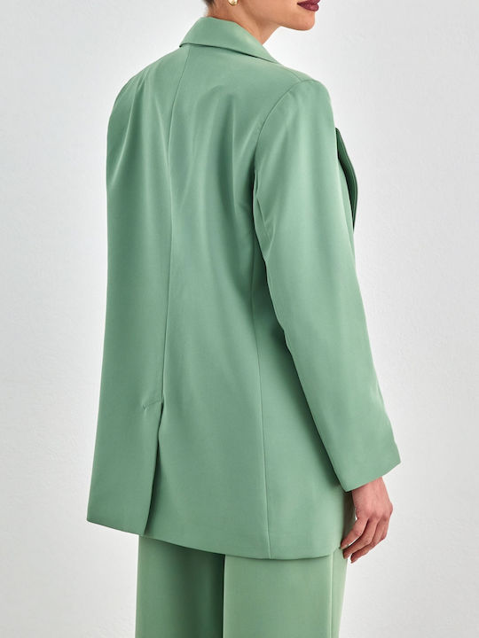 Only Long Women's Waisted Blazer MENTA