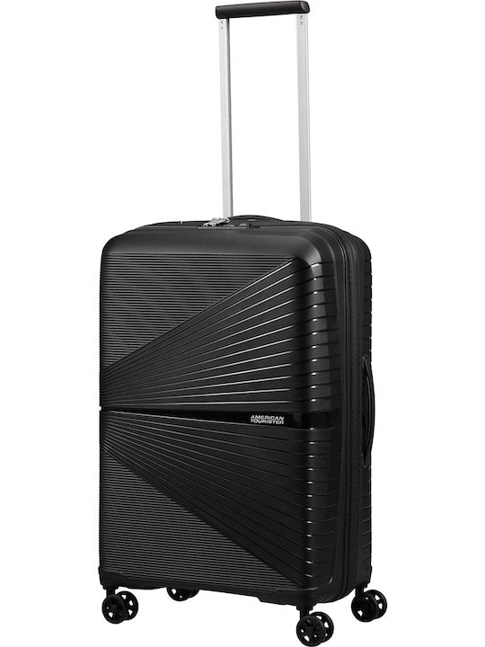 American Tourister Airconic Spinner 67/24 Medium Hard Suitcase Suitcase Onyx Black with 4 Wheels Height 67cm