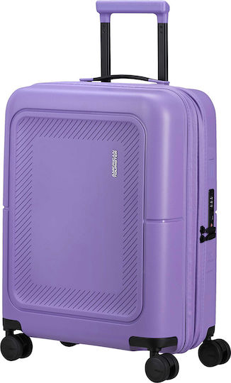 American Tourister Spinner Exp 55/20 Cabin Travel Suitcase Hard Violet Purple with 4 Wheels Height 55cm