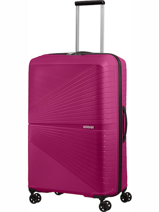 American Tourister Airconic Spinner Large Travel Suitcase Hard Deep Orchid with 4 Wheels Height 77cm 128188-E566