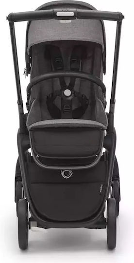Bugaboo Complete Dragonfly Reglabil Cărucior pentru Bebeluși Potrivit pentru Nou-născut Graphite-Grey Melange 7.9kg