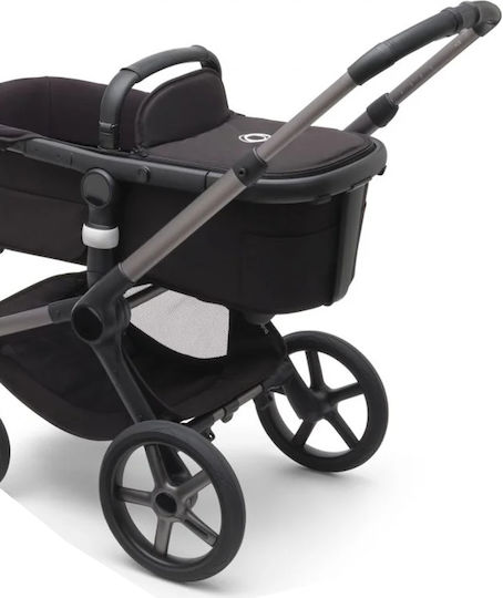Bugaboo Fox 5 Ρυθμιζόμενο Καρότσι Μωρού Kατάλληλο για Nεογέννητο Graphite Midnight Black
