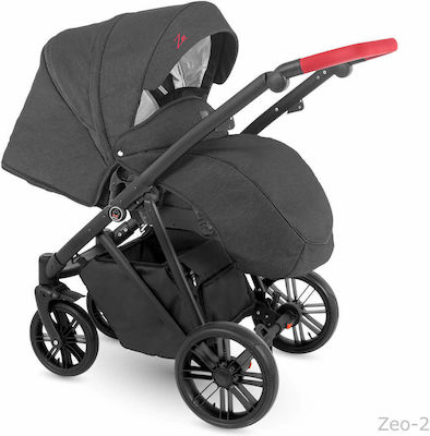 Camarelo Zeo 2 in 1 Verstellbar 2 in 1 Baby Kinderwagen Geeignet für Neugeborene Gray