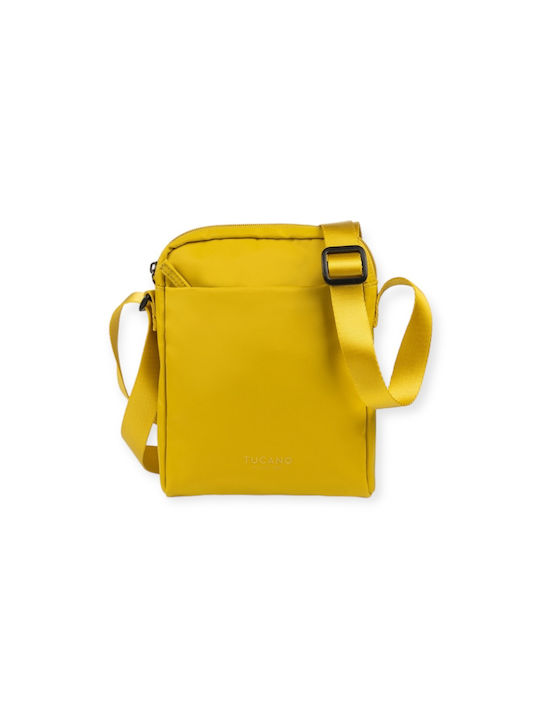 Tucano Τσάντα ώμου χιαστή κρεμαστή SPILLO Κίτρινο χρώμα BSPILLOSB-Y
