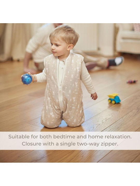 Nuvita Winter Sleeping Bag with Feet 2.5 Tog English Rose with Detachable Sleeves