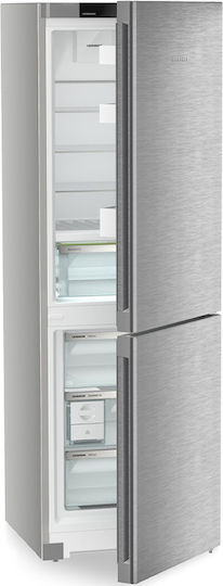 Liebherr Kühl-Gefrierkombination 321Es NoFrost H185.5xB59.7xT67.5cm. Inox Plus