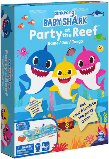 Joc de Masă Baby Shark Party at the Reef pentru 2-4 Jucători 3+ Ani Spin Master