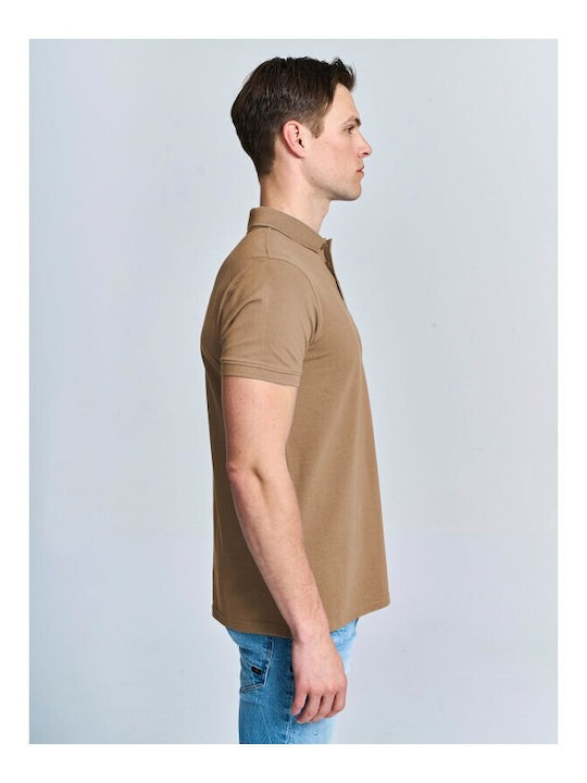 Staff Herren Shirt Polo Beige