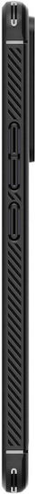 Spigen Rugged Armor Back Cover Σιλικόνης 2mm Μαύρο (Redmi Note 13 Pro 5G / Poco X6)