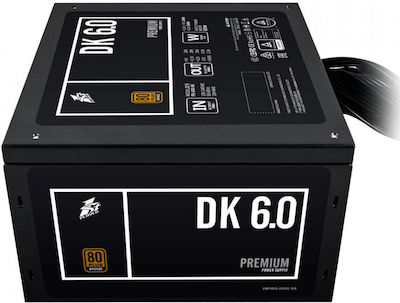 1STPLAYER DK Premium 5.0/6.0 600W Negru Sursă de Alimentare Calculator Complet modular 80 Plus Bronze