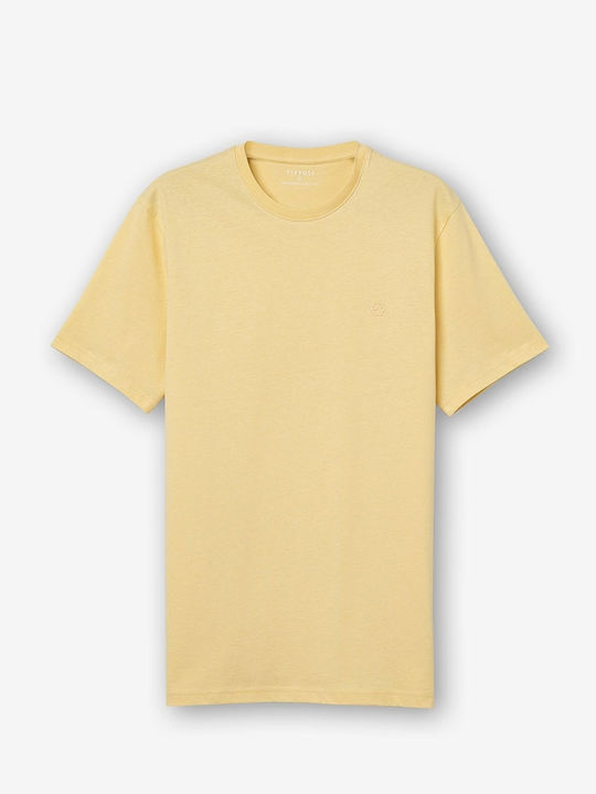 Tiffosi T-shirt Bărbătesc cu Mânecă Scurtă Yellow