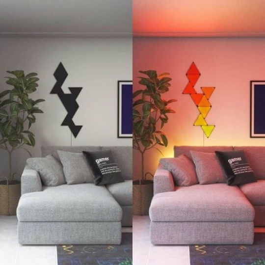 Nanoleaf Декоративна Лампа Черен 9бр