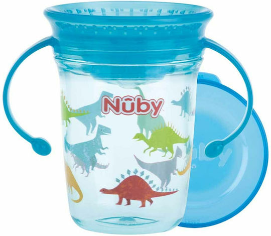 Nuby Baby Cup made of Plastic Turquoise 240ml for 6m+m+