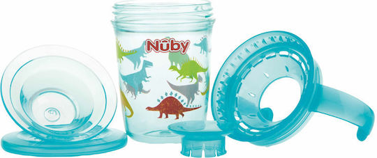 Nuby Baby Cup made of Plastic Turquoise 240ml for 6m+m+