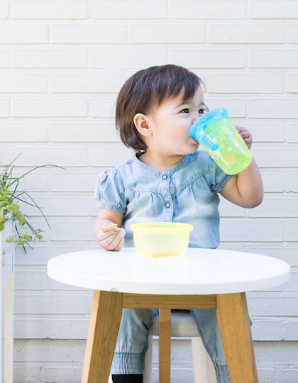 Nuby Baby Cup Wonder Cup made of Plastic Green 240ml for 10m+m+