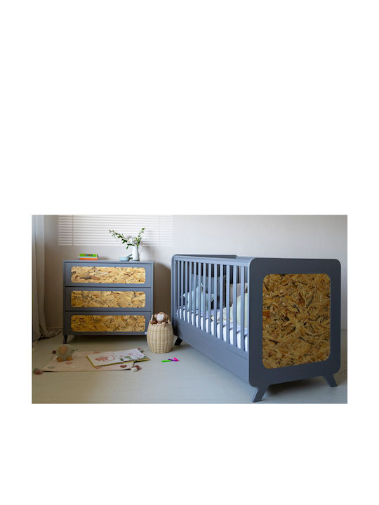 Santa Bebe Бебешко Креватче Grey за Матрак 70x140см