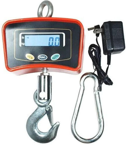 Digital Electronic Commercial Crane Scale with 1000kg Weighing Capacity and 0.2gr Accuracy