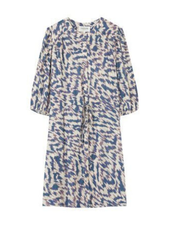 Summer Mini Blue Dress