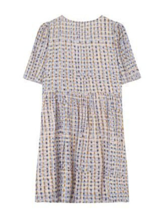 Summer Mini Blue Dress
