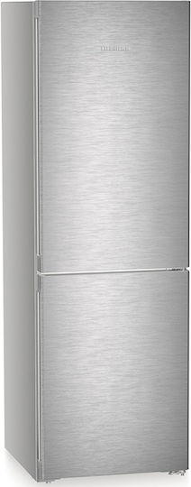 Liebherr Ψυγειοκαταψύκτης 330lt NoFrost Υ185.5xΠ59.7xΒ67.5εκ. Inox Plus