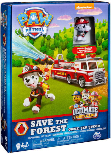 Joc de Societate Paw Patrol: Save the Forest pentru 1-4 Jucători 4+ Ani (EN) Spin Master