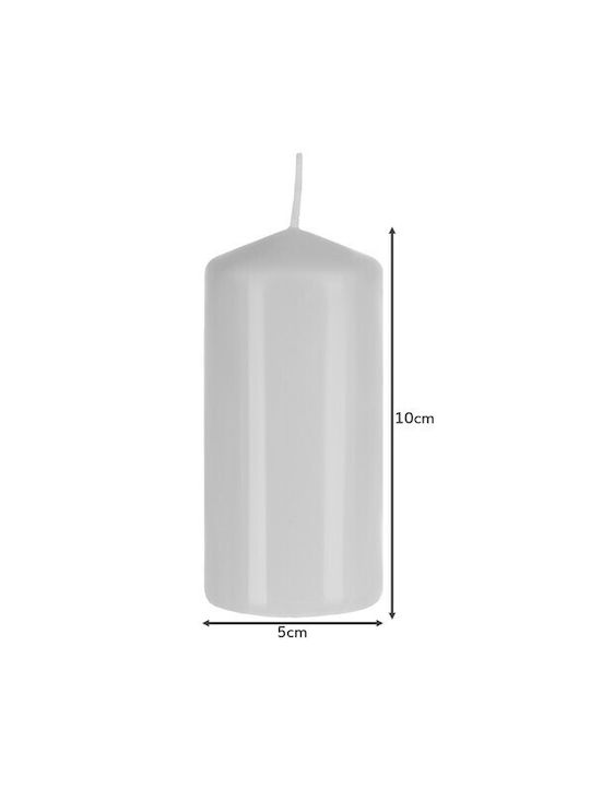 Lumânare Decorativă Conic Alb 8 Bucăți