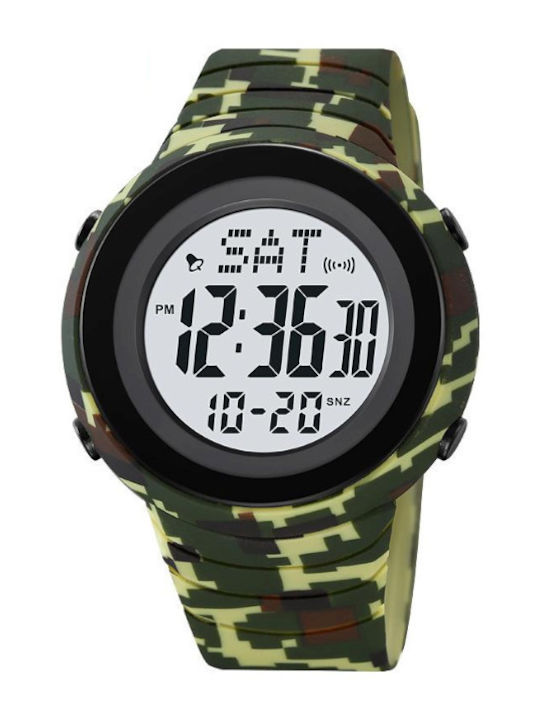 Skmei Army Watch Battery with Rubber Strap