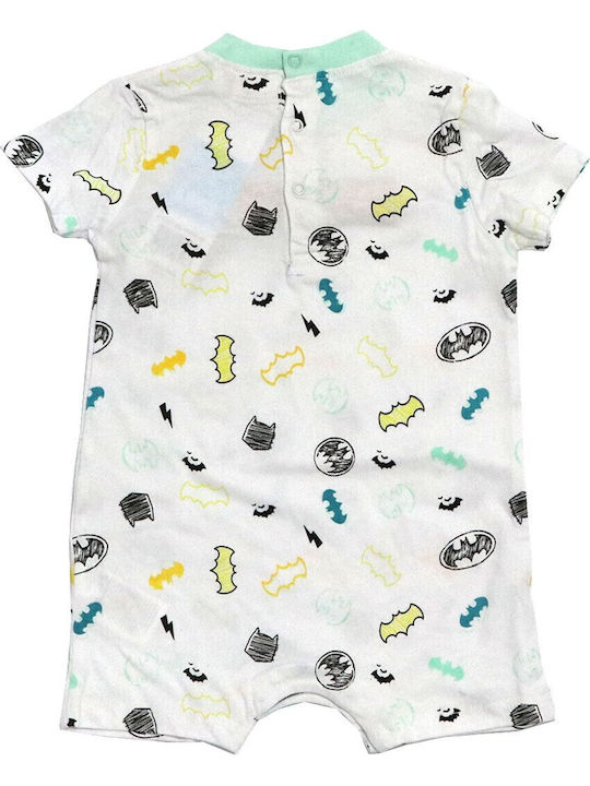 Superheroes Babystrampler Kurzärmelig White