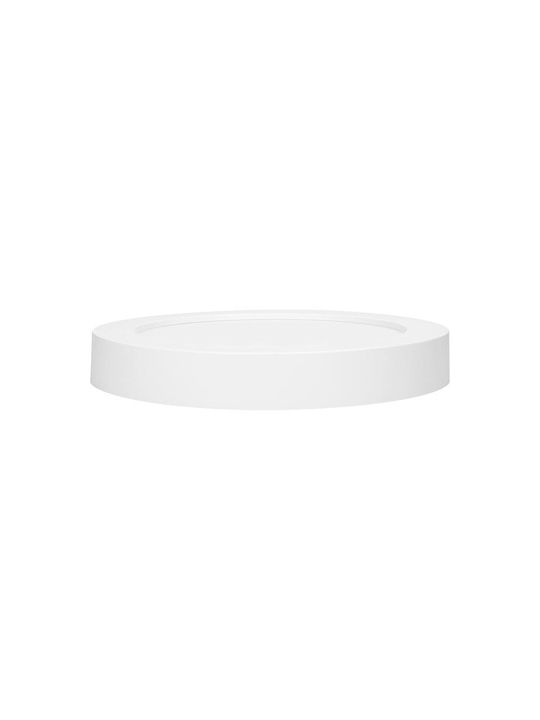 Adviti Rotund Panou LED Putere 24W cu Alb Natural Lumini 24.6x24.6cm.