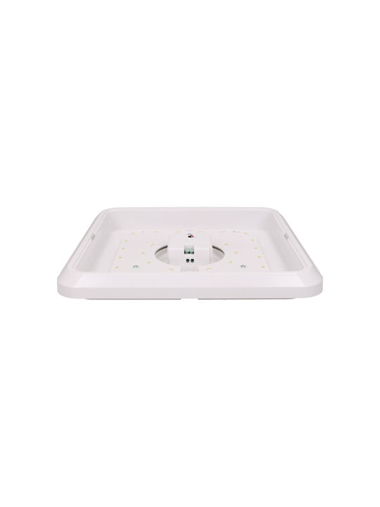 Orno Pătrat Panou LED Putere 16W cu Alb Natural Lumini