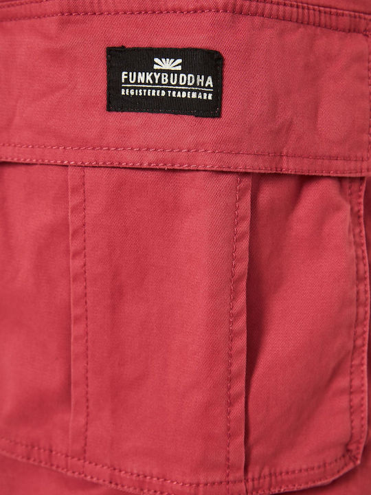Herrenshorts Cargo Rot