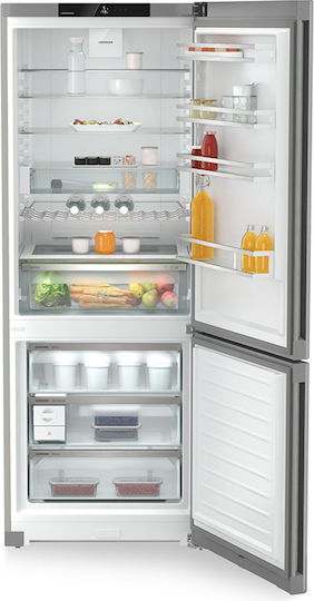 Liebherr Ψυγειοκαταψύκτης 486lt NoFrost Υ201.5xΠ74.7xΒ67.5εκ. Inox Plus