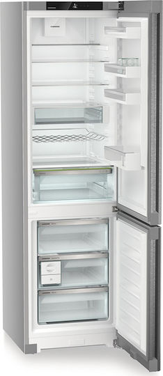 Liebherr Ψυγειοκαταψύκτης 371lt NoFrost Υ201.5xΠ59.7xΒ67.5εκ. Inox Plus