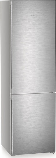 Liebherr Ψυγειοκαταψύκτης 371lt NoFrost Υ201.5xΠ59.7xΒ67.5εκ. Inox Plus