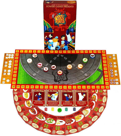Настолна игра Wok Star за 2-4 играчи 10+ години (EN) Fowers Games