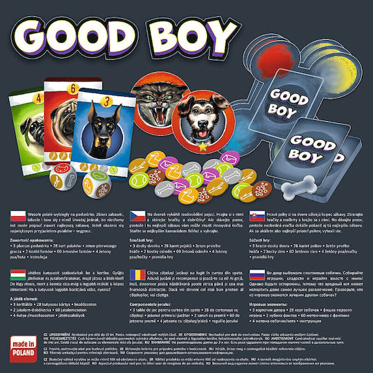 Joc de Societate Happy Dogs pentru 2-4 Jucători (EN) Trefl