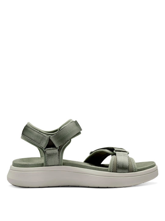 Tamaris Anatomic Women's Sandals with Ankle Strap Green