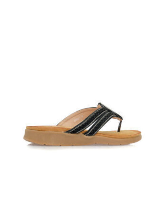 Blondie Women's Flat Sandals in Black Color