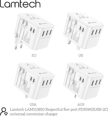 Lamtech to Universal Plug Adapter