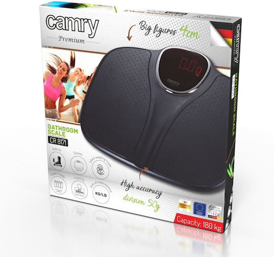 Camry Digital Bathroom Scale Black CR 8171B